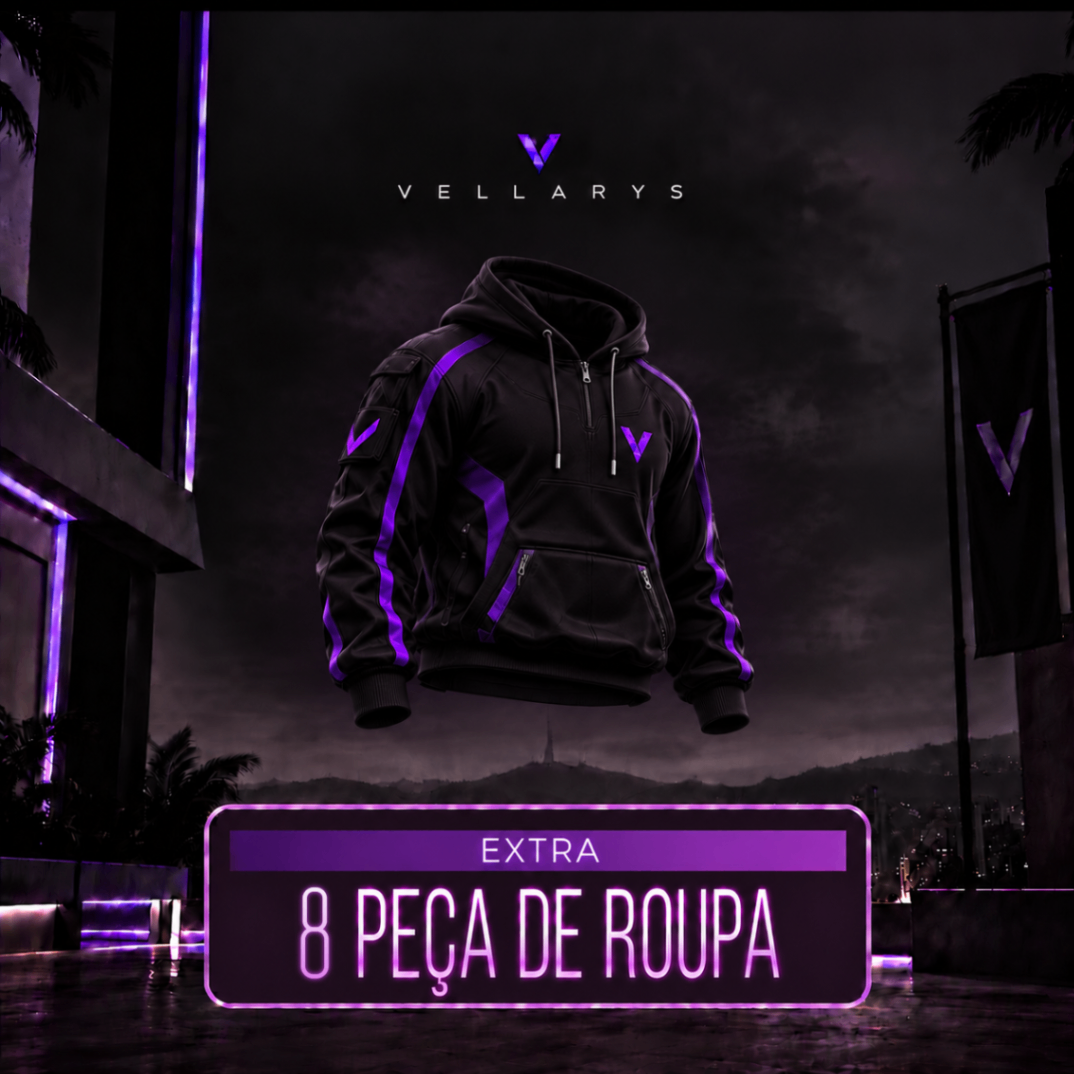 8 peças de roupas